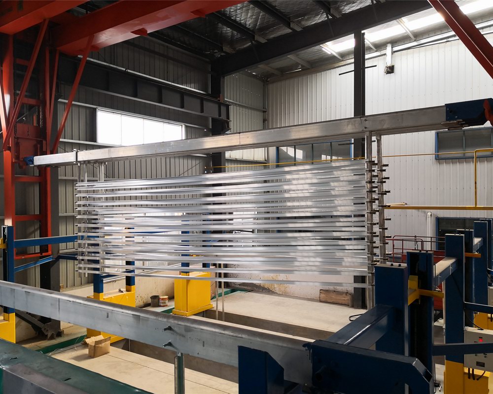 Aluminum extrusion production